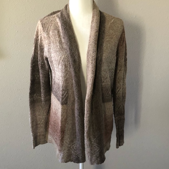 Shades of brown ombré cardigan - Picture 4 of 6